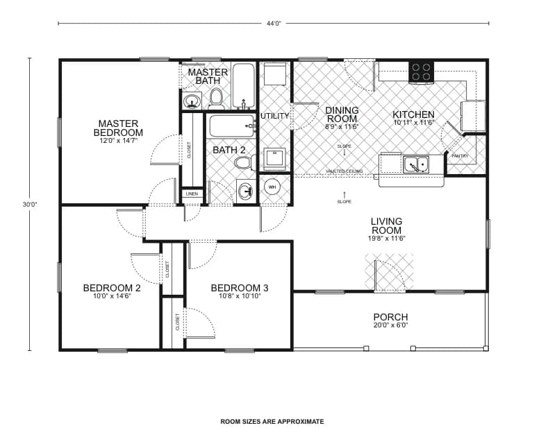 Homestead - Custom Home Floor Plan