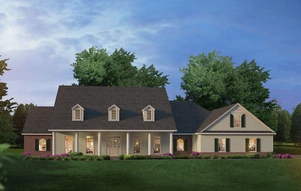 Azelea custom home elevation - 3 Bed / 3 Bath / 3,404 Sq Ft
