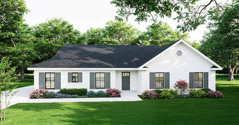 El Dorado custom home floor plan