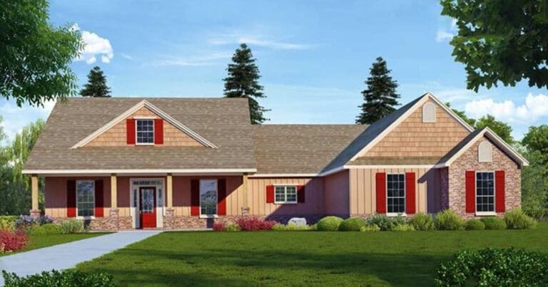 Hillcrest B custom home floor plan