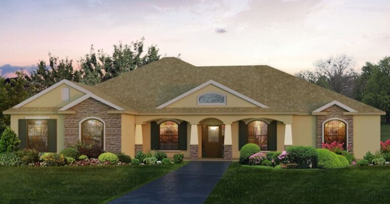 Lockhart A custom home floor plan