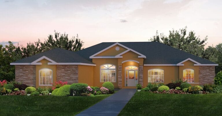 Lockhart B custom home floor plan