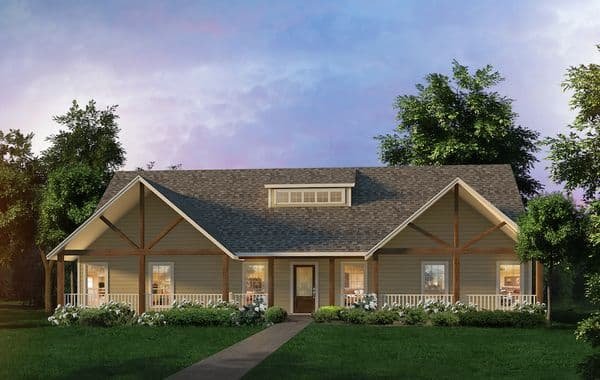 Ponderosa B custom home floor plan