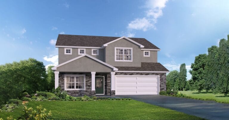 Seymour B custom home floor plan