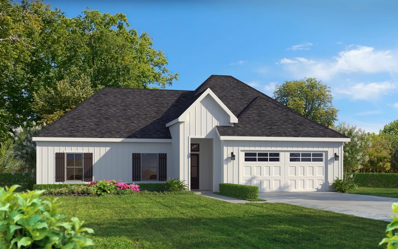 Landry custom home elevation - 3 Bed / 2 Bath / 1,412 Sq Ft