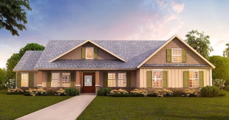 Driftwood C custom home floor plan