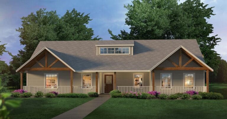 Durango B custom home floor plan