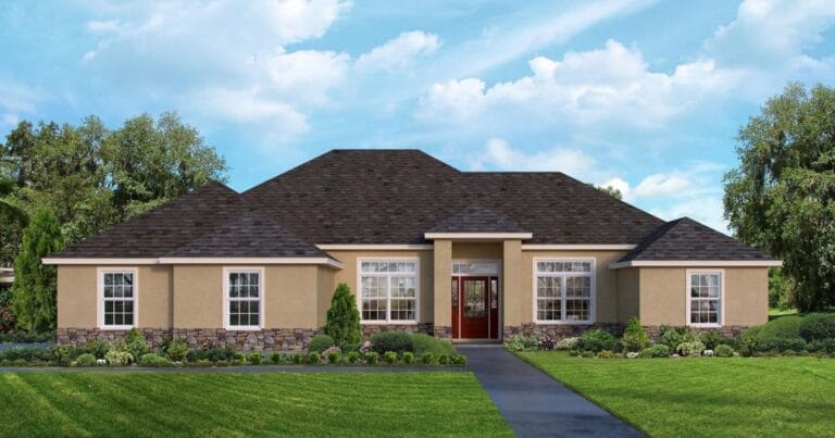 Hillsboro C custom home floor plan