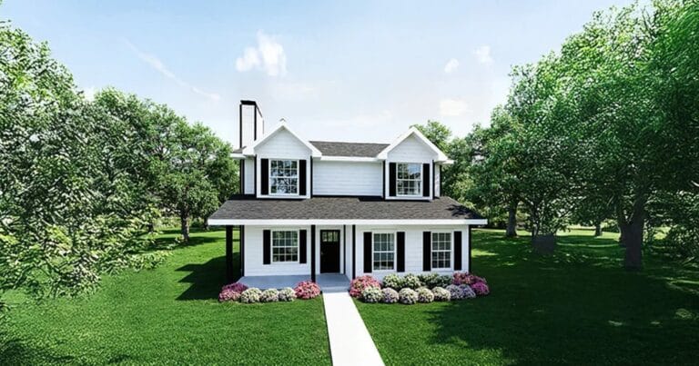 Kingsville custom home floor plan