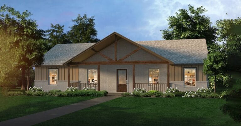 San Marcos C custom home floor plan